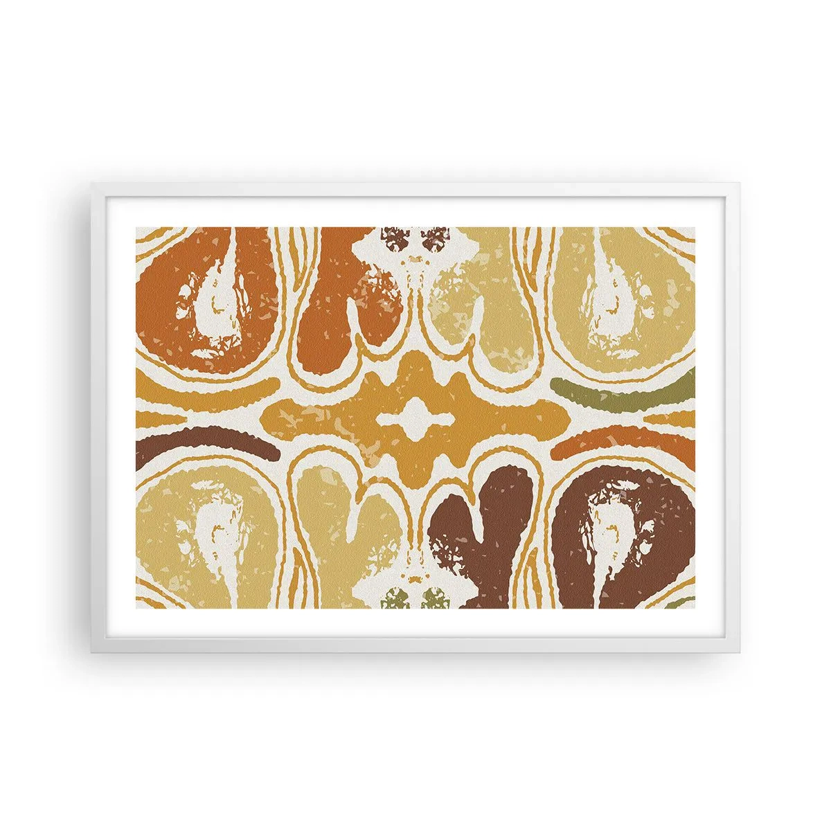 Poster în ramă albă - Abstracție sentimentală - 70x50 cm