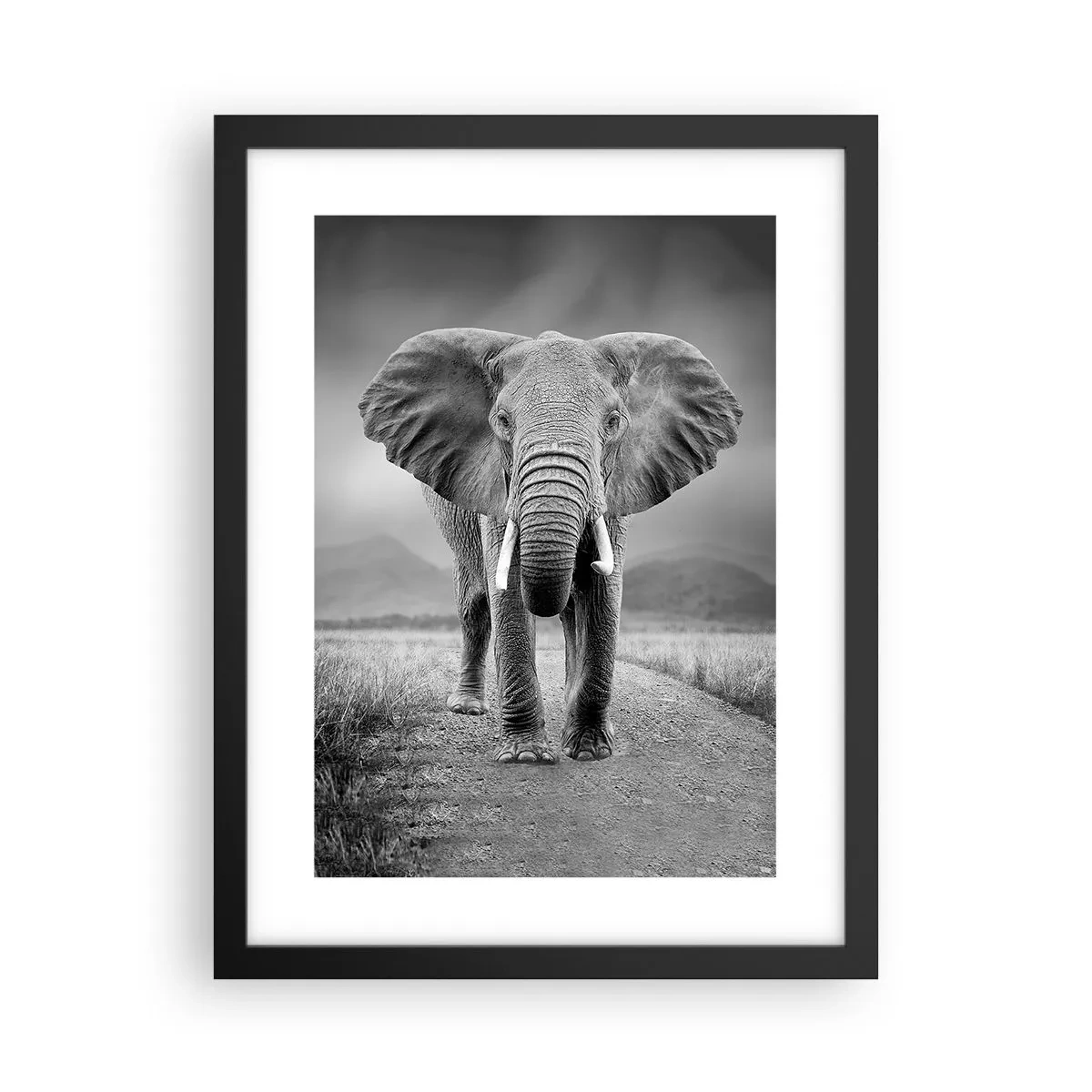 Poster în ramă neagră - Gazda te salută - 30x40 cm