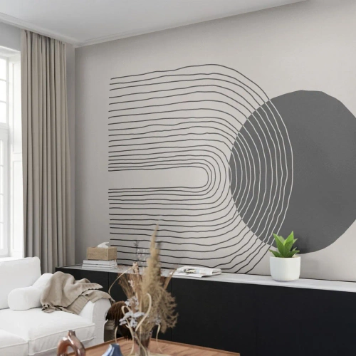 Tapet Premium Canvas - Tremurând și încrezător - Abstracția, Bucată, Minimalism - 450x315 cm