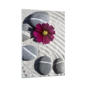Tablou pe sticlă - Energia și liniștea cercului magic al naturii - 50x70 cm