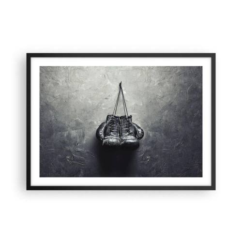 Poster în ramă neagră - Timp de luptă și timp de pace - 70x50 cm