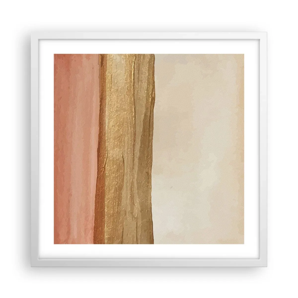 Poster în ramă albă - Compoziție verticală - 50x50 cm