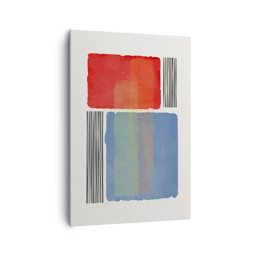 Tablou pe pânză - Spiritul și litera geometriei - 70x100 cm