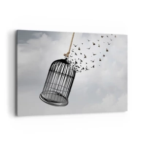 Tablou pe pânză - Credință...Speranță...Libertate! - 100x70 cm