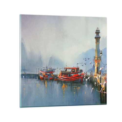 Tablou pe sticlă - La capătul lumii - 30x30 cm