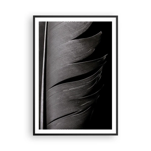 Poster în ramă neagră - Pana - o construcție minunată - 70x100 cm