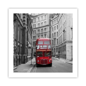 Poster - Viața de zi cu zi nu trebuie să fie gri - 50x50 cm