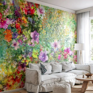 Tapet Standard Eco - Să ne pierdem în flori - Flori, Grădină, Natură - 500x350 cm