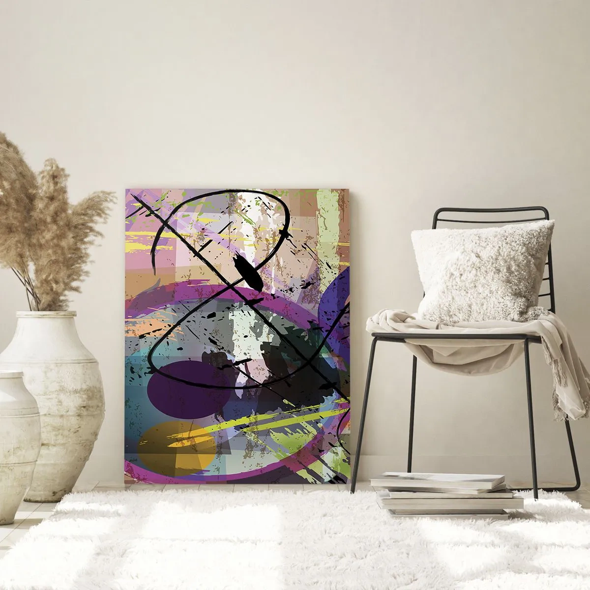Tablou pe sticlă - Poate fi drept sau de jur împrejur - 50x70 cm