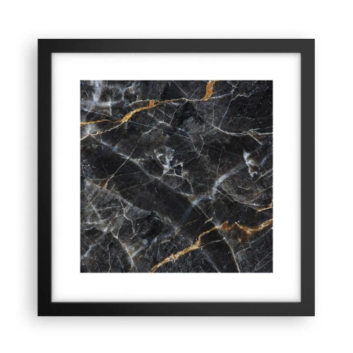 Poster în ramă neagră - Viața interioară a unei pietre - 30x30 cm