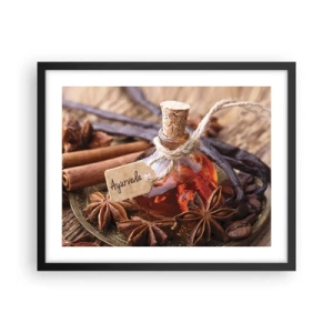 Poster în ramă neagră - Unitatea trupului și a spiritului - 50x40 cm