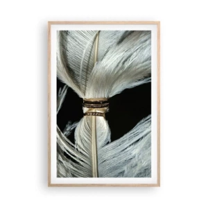 Poster în ramă de stejar deschis - ...și nu te voi părăsi.. - 61x91 cm