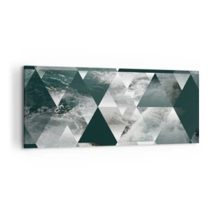 Tablou pe pânză - O perspectivă de cristal - 120x50 cm
