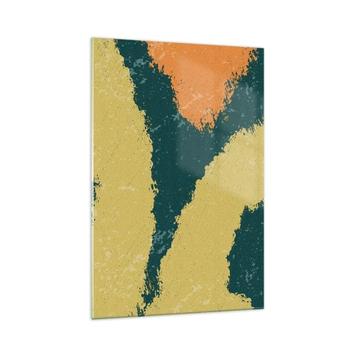 Tablou pe sticlă - Abstracție - în slow motion - 70x100 cm