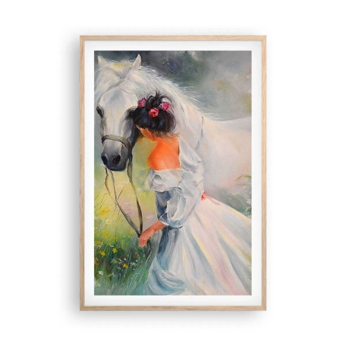 Poster în ramă de stejar deschis - Ca dintr-un vis frumos - 61x91 cm
