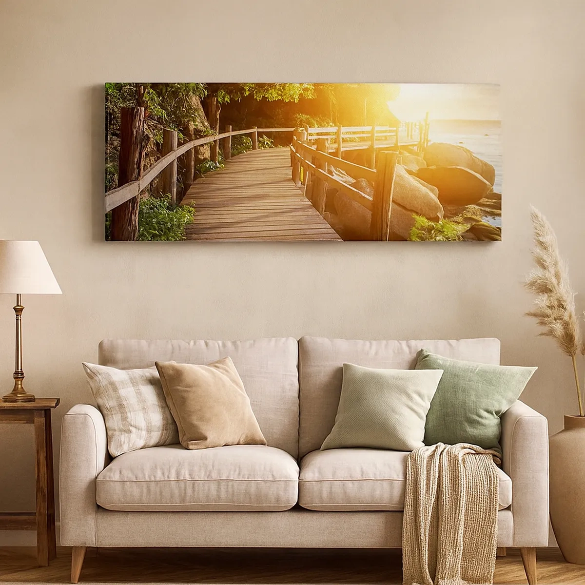 Tablou pe pânză - O altă curbă, o altă minune - 30x30 cm