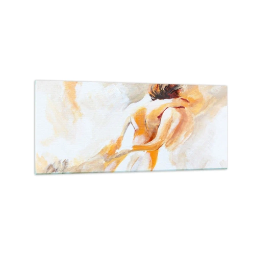 Tablou pe sticlă - În cerul proximității - 120x50 cm