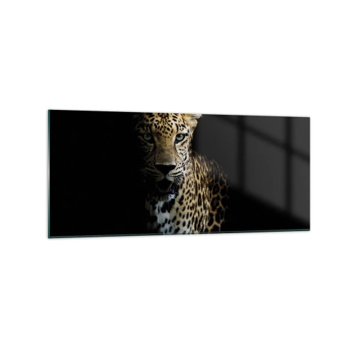 Tablou pe sticlă - Frumusețe întunecată - 120x50 cm