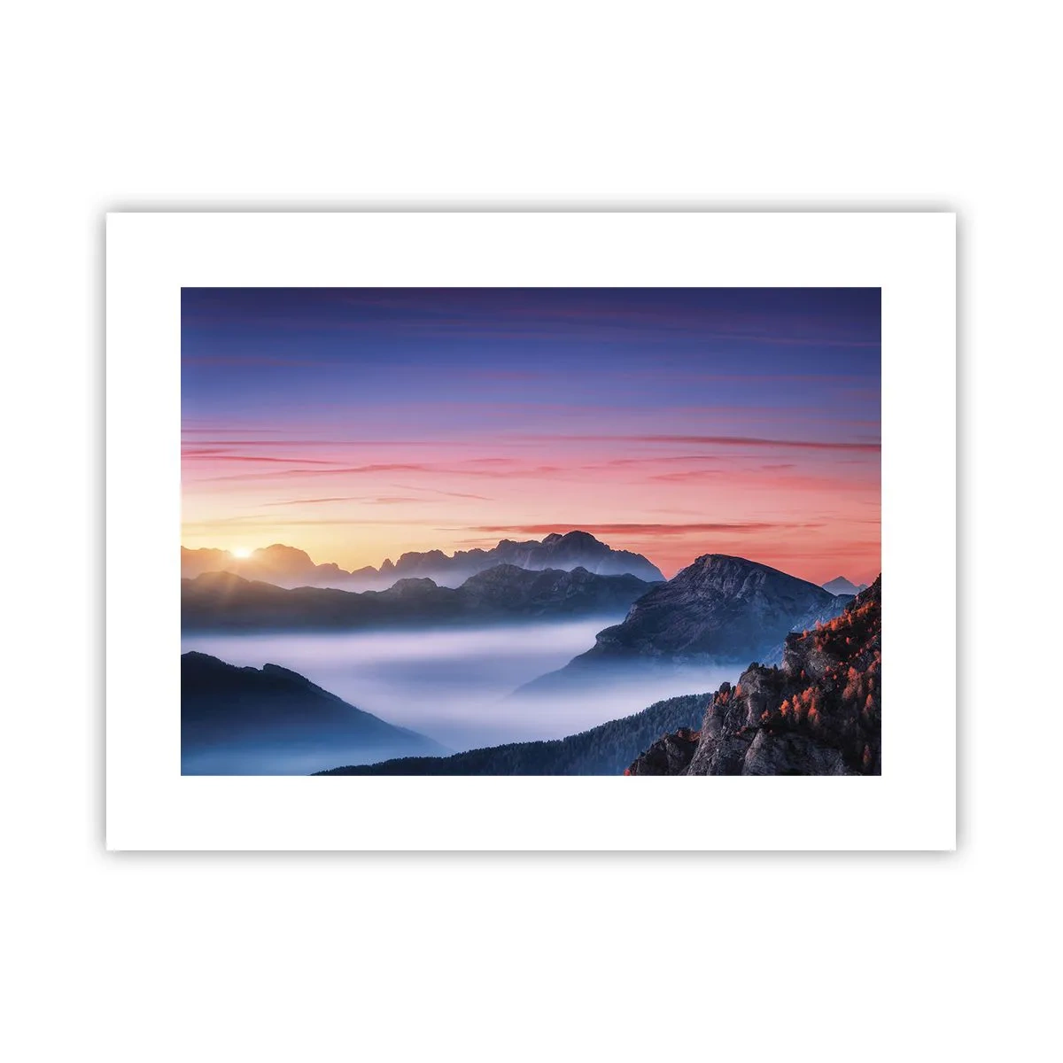 Poster - Peste văi - 40x30 cm