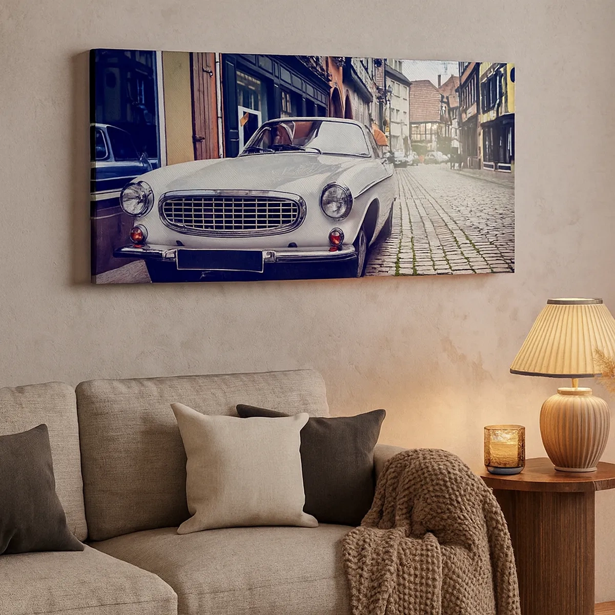 Tablou pe pânză - Trecutul este astăzi - 30x30 cm