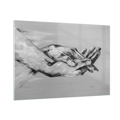 Tablou pe sticlă - Începutul... - 100x70 cm