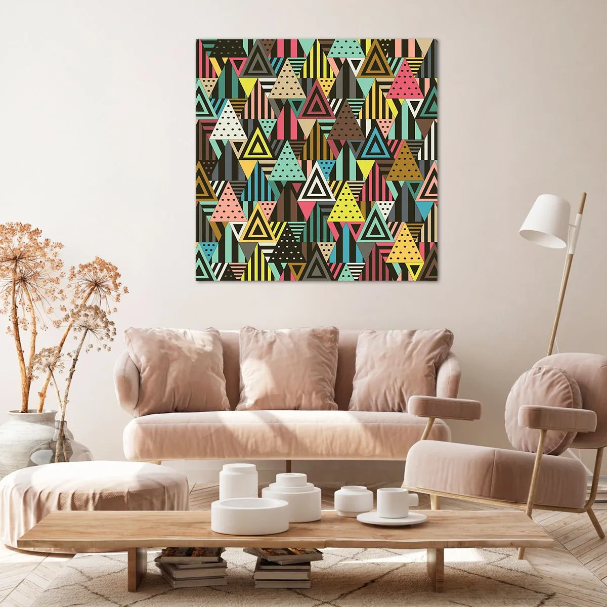 Tablou pe pânză - În ritm de trei - 70x70 cm