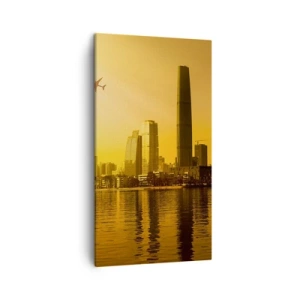 Tablou pe pânză - Orașul de aur - 45x80 cm