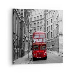 Tablou pe pânză - Viața de zi cu zi nu trebuie să fie gri - 70x70 cm