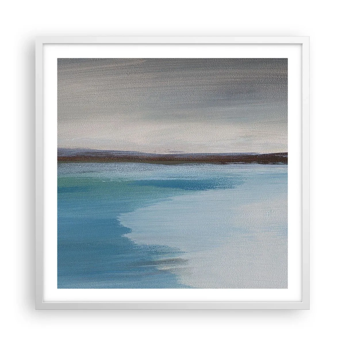 Poster în ramă albă - Peisaj orizontal - 60x60 cm
