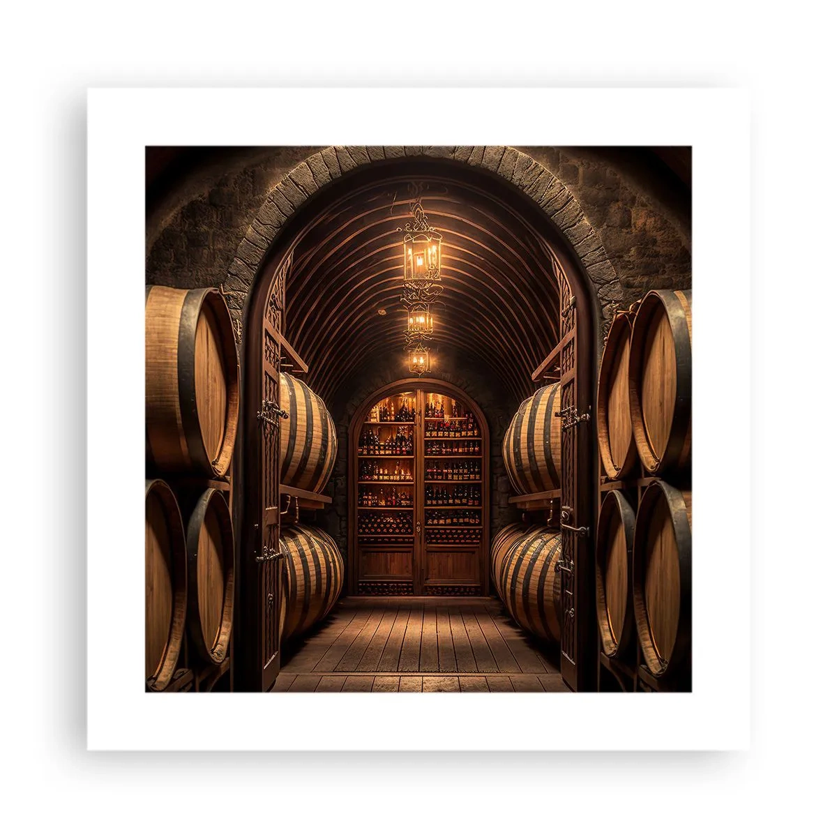 Poster - Beciul cu atmosferă - 40x40 cm