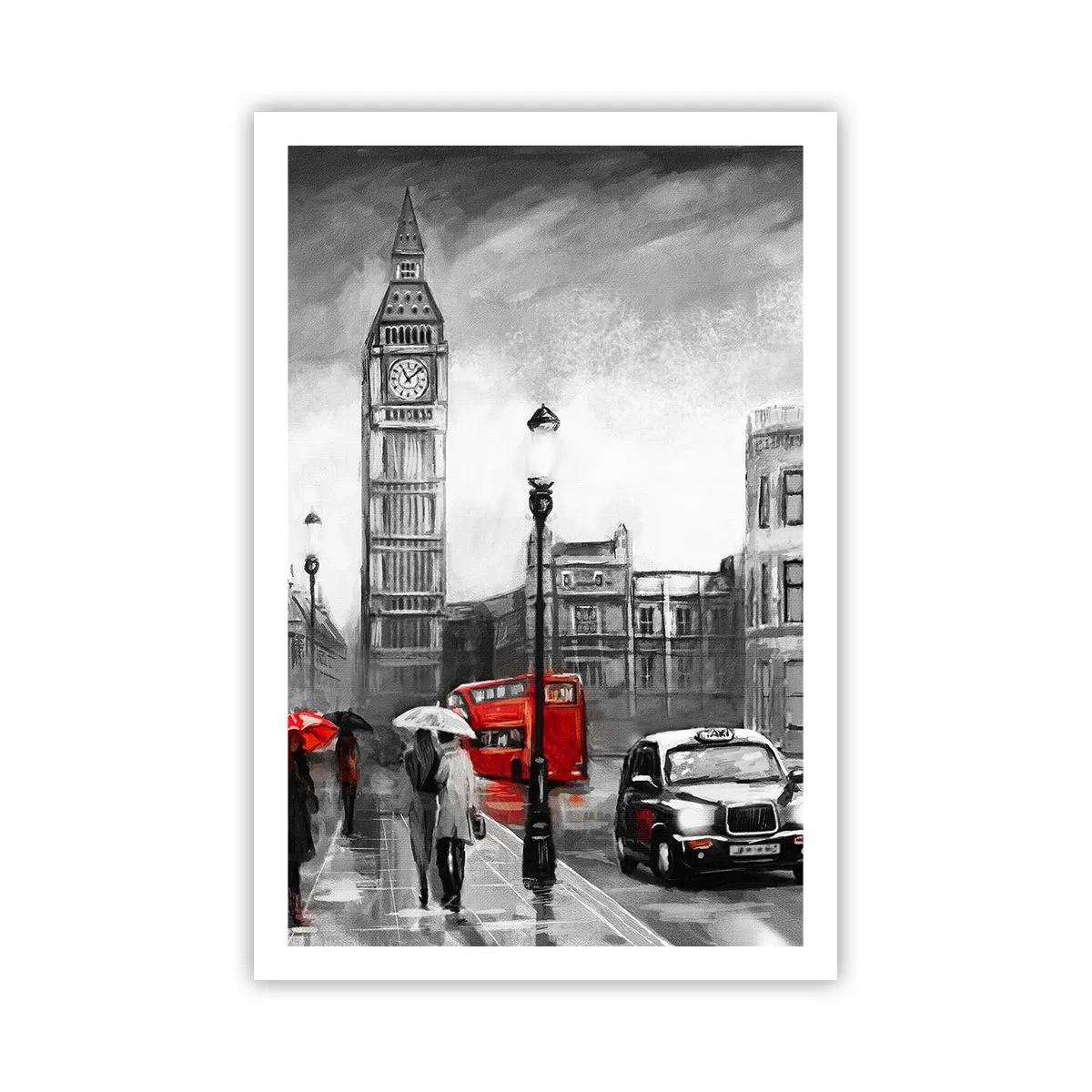 Poster - Nu este deloc un oraș gri - 61x91 cm