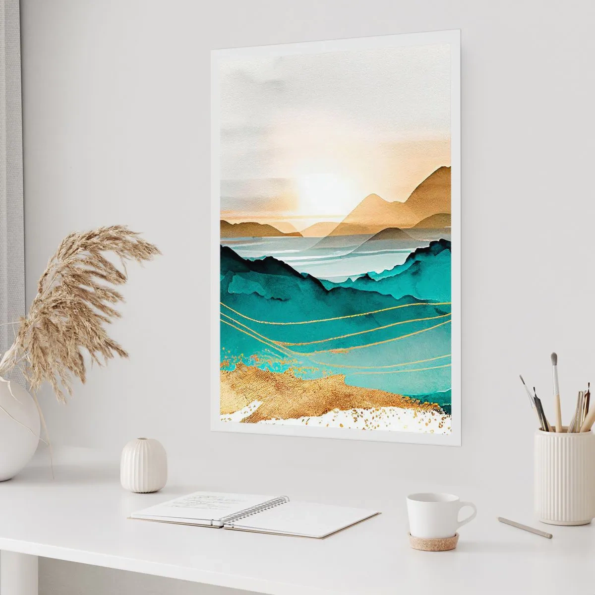 Poster - La limita abstracției - peisaj - 40x50 cm