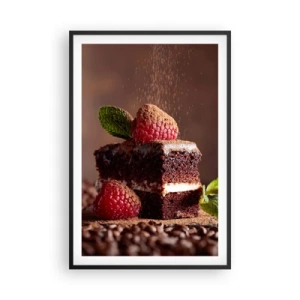 Poster în ramă neagră - Viața este dulce - 61x91 cm