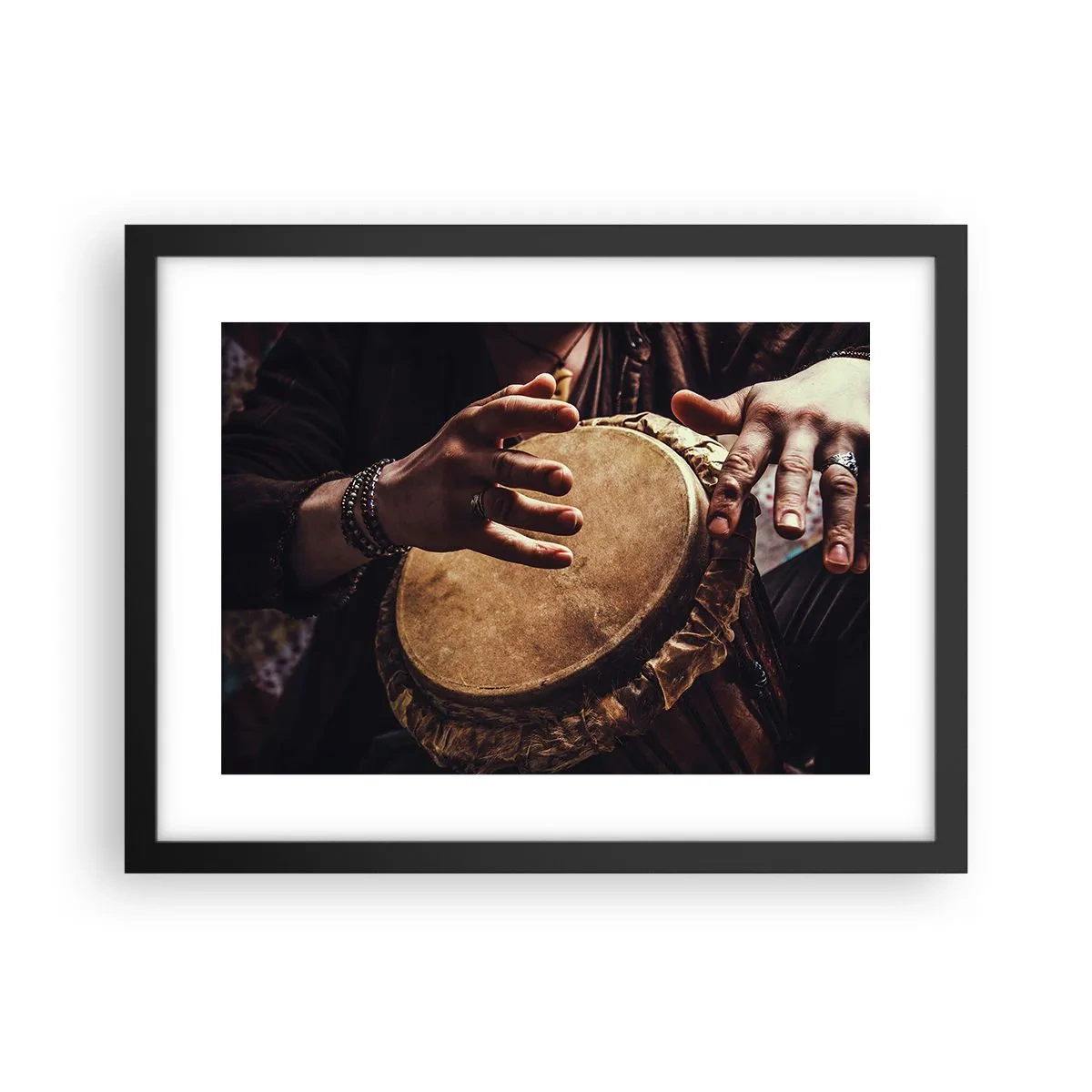 Poster în ramă neagră - În ritmul inimii - 40x30 cm