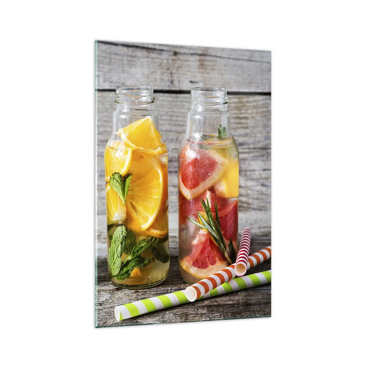 Tablou pe sticlă - Sănătoase prin natura - 70x100 cm