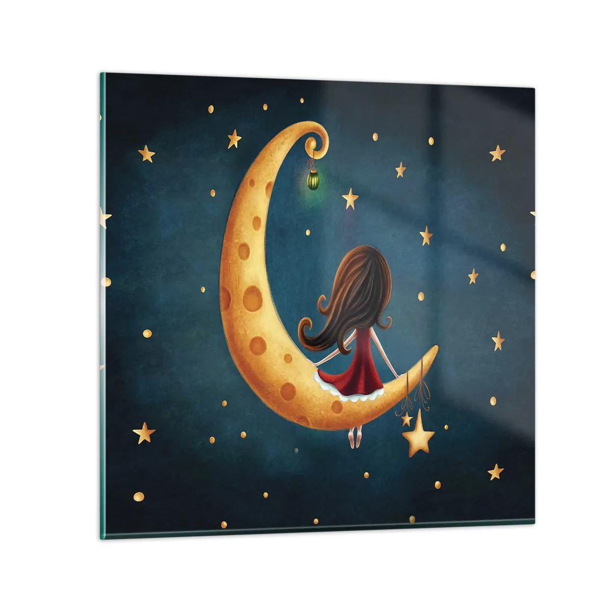 Tablou pe sticlă - A fost odată ca niciodată... - 70x70 cm