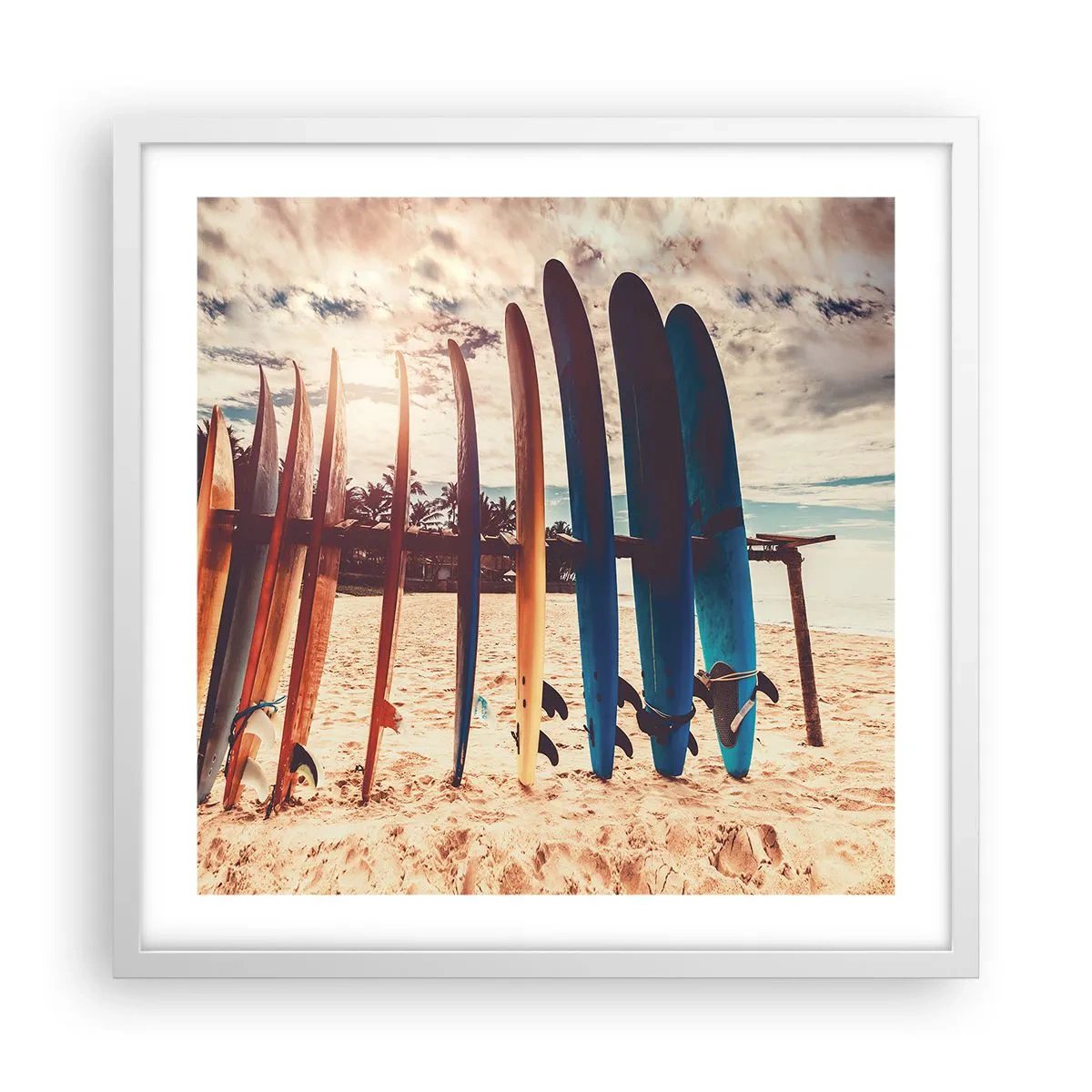 Poster în ramă albă - Noapte bună, până mâine - 50x50 cm