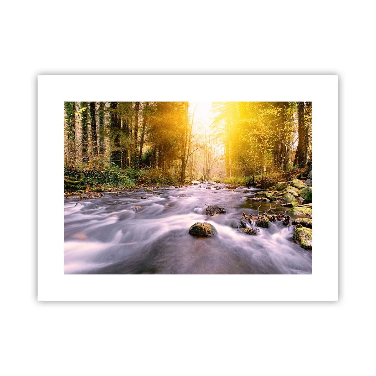 Poster - Malachit în rame de argint și aur - 40x30 cm