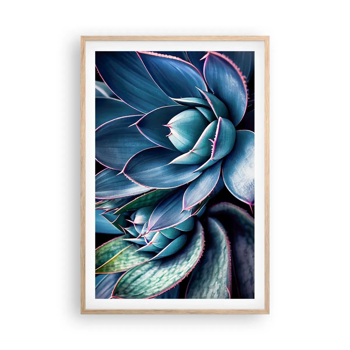 Poster în ramă de stejar deschis - Forța vitală - 61x91 cm