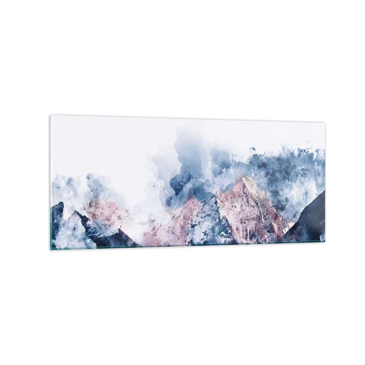 Tablou pe sticlă - Acestea sunt vârfurile! - 120x50 cm