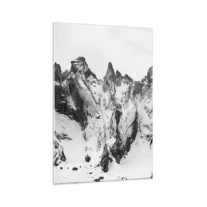 Tablou pe sticlă - Amenințarea crestei de granit - 70x100 cm