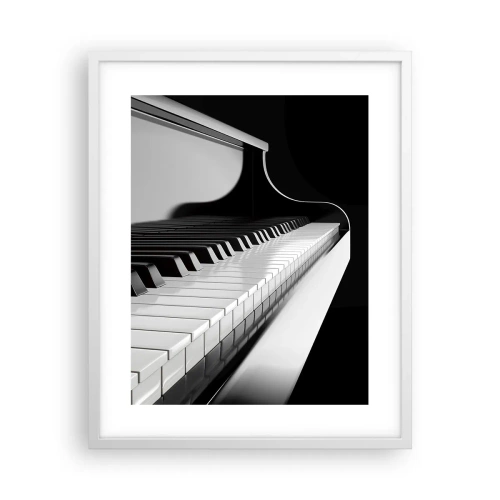 Poster în ramă albă - Armonia formelor și a culorilor - 40x50 cm