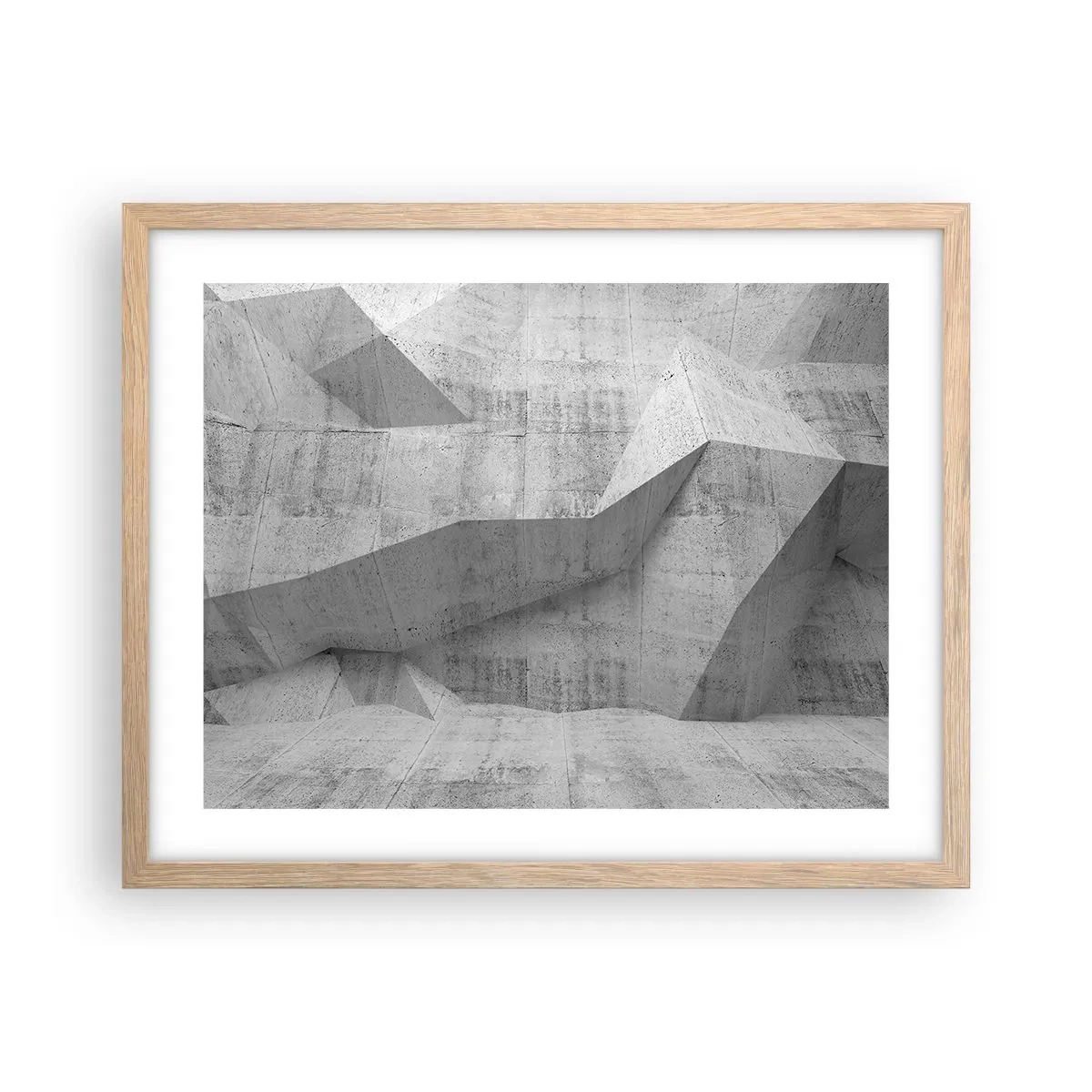 Poster în ramă de stejar deschis - O adevărată provocare - 50x40 cm