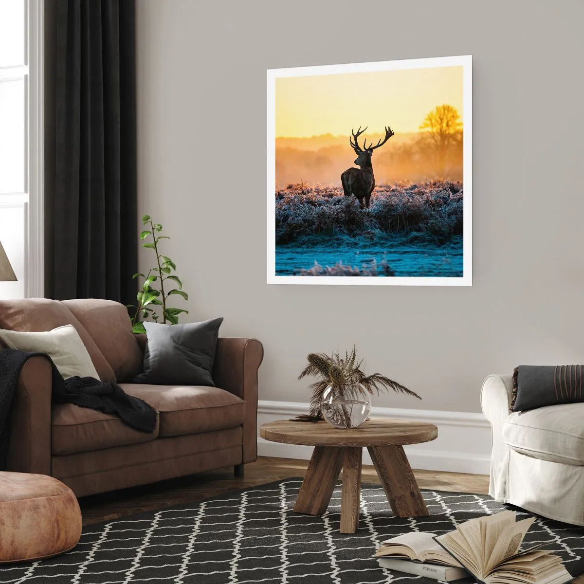 Poster - Încoronat pe domeniul său - 50x50 cm