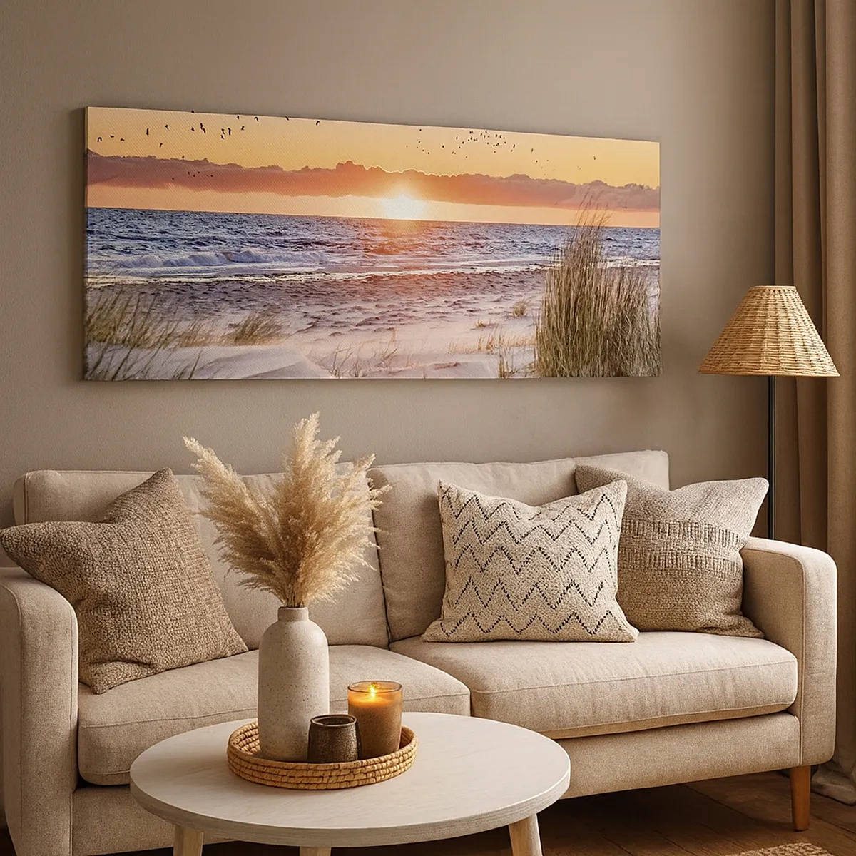 Tablou pe pânză - Peisaj orizontal - 30x30 cm