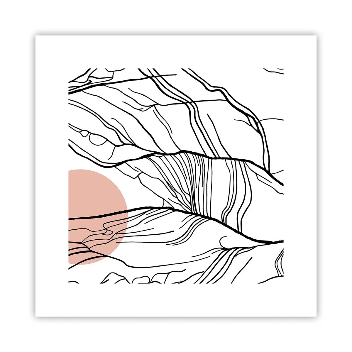 Poster - Într-o rețea de crengi - 30x30 cm