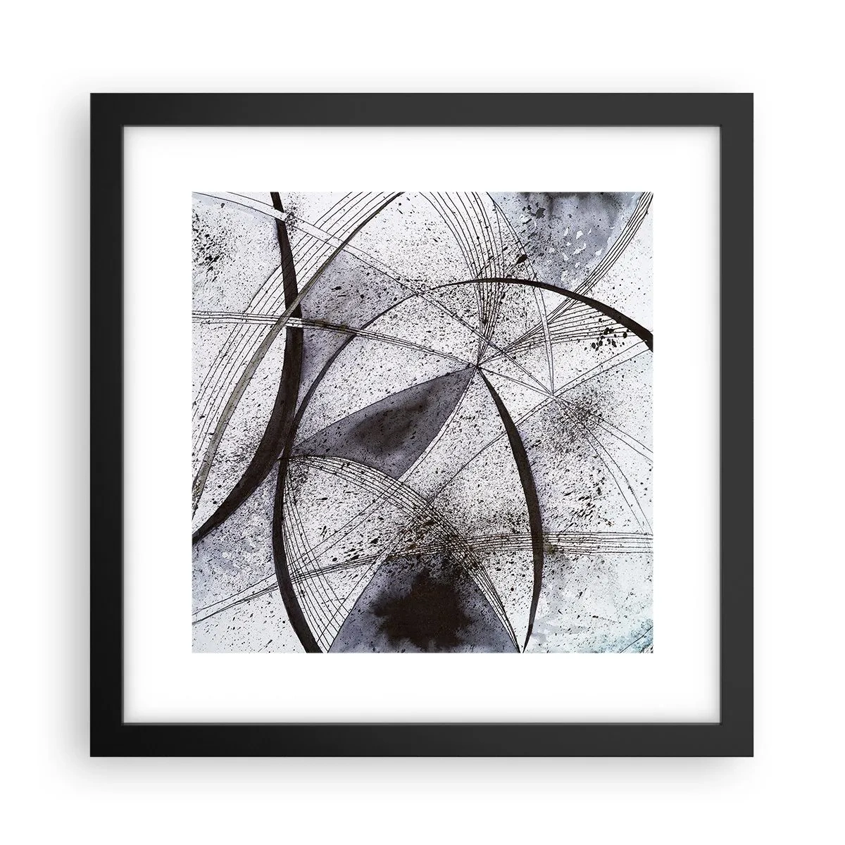 Poster în ramă neagră - O fantezie futuristă - 30x30 cm