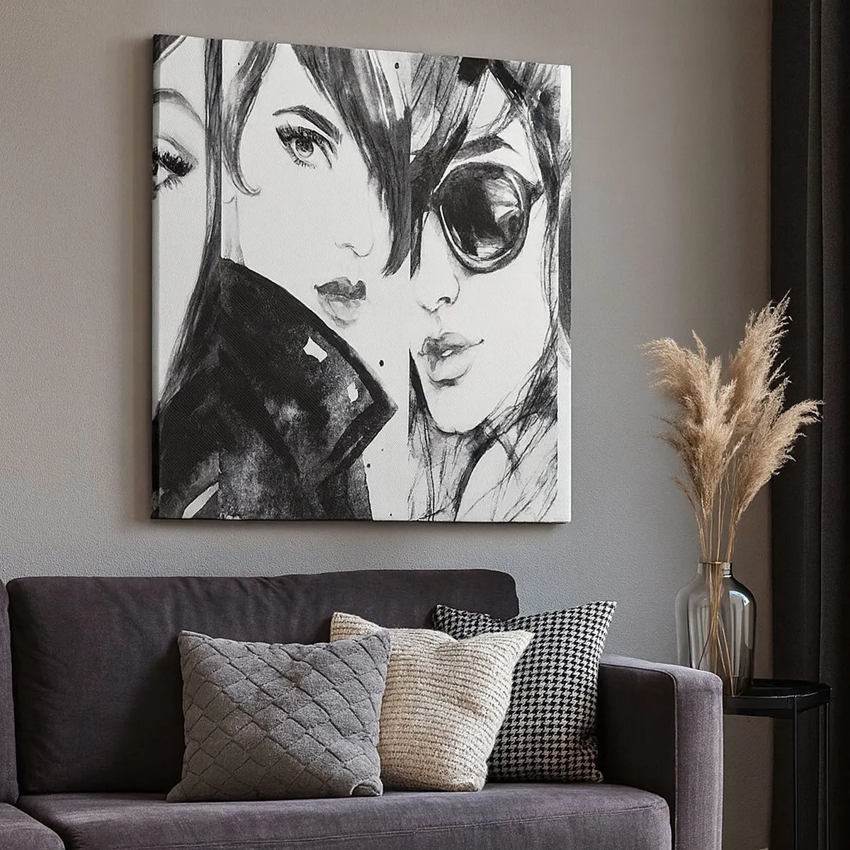 Tablou pe pânză - Frumusețe înmulțită - 30x30 cm