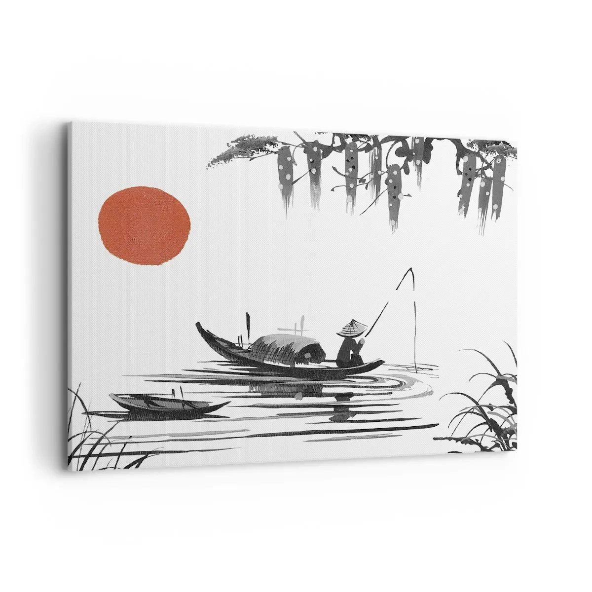 Tablou pe pânză - O după-amiază asiatică - 100x70 cm