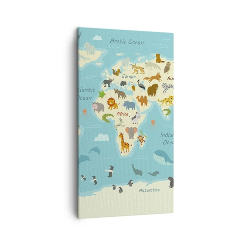 Tablou pe pânză - Vecini buni - 45x80 cm